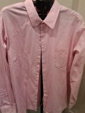 Geoffrey Beene Light Pink Long-Sleeve Dress Shirt